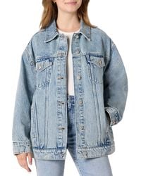 Amazon Essentials - Giacca Trucker In Denim Rigido - Lyst