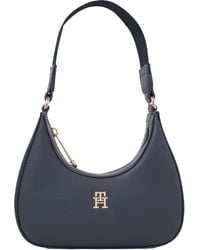 Tommy Hilfiger - Th Essential Sc Shoulder Corp Hobo - Lyst