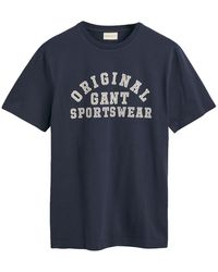 GANT - Original Graphic T-Shirt - Lyst