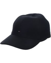 Tommy Hilfiger BB Melton Baseball Cap - Schwarz