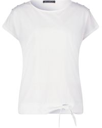 Betty Barclay - Basic Shirt mit Schleifenknoten Rohweiß,38 - Lyst