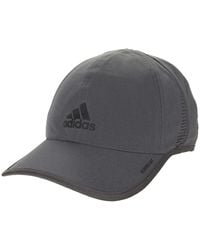 adidas - Superlite 2 Relaxed Adjustable Performance Cap Grey Six/Black Reflective One Size - Lyst