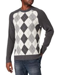 GANT - D1. Argyle C-Neck Pullover - Lyst