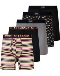 Billabong - S Underwear 5 Pack Microfiber Performance Boxer Briefs For - Lyst