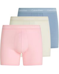 Calvin Klein - Uomo Pantaloncini Boxer Confezione da 3 Boxer Brief Elasticizzati - Lyst