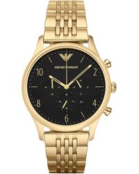 gold ea7 watch
