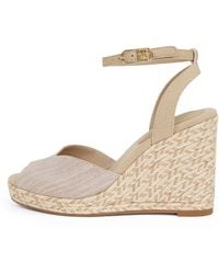 Tommy Hilfiger - Espadrilles Compensées Chambray High à Bride Cheville - Lyst