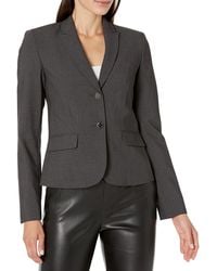 Calvin Klein - Petite Two Button Lux Blazer - Lyst