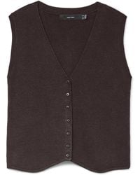 Vero Moda - Vmgold Sl V-Neck Vest - Lyst