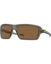 Oakley - Cables Sunglasses Matte Olive Ink With Prizm Bronze Lens 63mm - Lyst