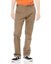 Volcom - Mens Frickin Modern Fit Stretch Chino Casual Pants - Lyst