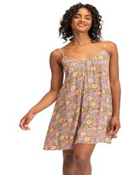 Roxy - Spring Adventure Coverup Dress Swimwear Cover Up - Lyst