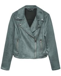 Vero Moda - Vmjose Noos-Giacca in Finta Pelle Scamosciata Motociclista - Lyst