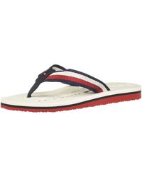 Chanclas de dedo y de pala Tommy Hilfiger de mujer: hasta el 40 % de  descuento | Lyst