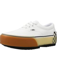 vans era stacked colour block trainers