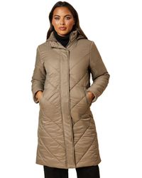 Dorothy Perkins - Quilted Coat - Lyst