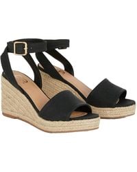 Dorothy Perkins - Wide Fit Rebekah Peep Toe Espadrille Wedge Sandals - Lyst