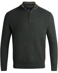 Ben Sherman - Long Sleeve Quarter-zip Pullover Cotton Sweater - Casual Sweaters For - Lyst