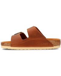 Birkenstock - Arizona Big Buckle S Sandals 3 Uk Cognac Oiled - Lyst