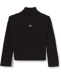 Calvin Klein - Plus Label Chunky Sweater Pullover - Lyst