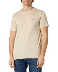 GANT - Slim Shield Ss T-shirt - Lyst