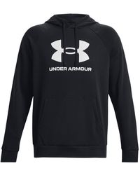 Under Armour - Rival Fleece Logo Hoodie, - Lyst