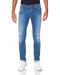 Replay - Anbass Hyperflex Re-Used Xlite Jeans - Lyst