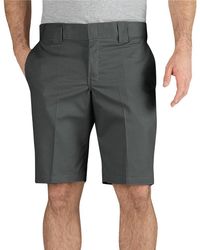 Dickies - Mens 11 Inch Slim Fit Stretch Twill Work Flat Front Shorts - Lyst