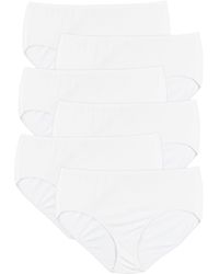 Hanes - Plus Size Cool Comfort Cotton Brief 6-pack - Lyst