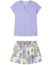 Women'secret - Short Pyjama Weekly Hope Pijamas - Lyst