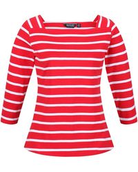Regatta - S Polexia Sq T-shirt True Red/white Stripe L - Lyst