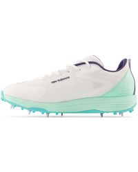 New Balance - S Ck 10j5 Spi Cricket Spikes Shoes White/turquoise 11.5 - Lyst