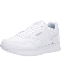 reebok classic leather double trainers