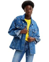 Desigual - Daisy Denim Jacket - Lyst