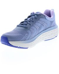 Skechers - , Max Cushioning Delta Running Shoe, Blue/lavender, 3.5 Uk - Lyst