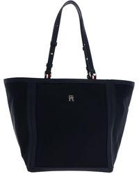 Tommy Hilfiger - Th Essential Sporty Tote Space Blue - Lyst