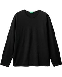 Benetton - 3je1j19a9 M/l T-shirt - Lyst