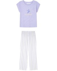 Women'secret - Long Pyjama Weekly Hope Pijamas - Lyst