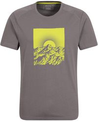 Mountain Warehouse - Shirt - Breathable& Lightweight Organic Cotton Tee Shirt With Uv Protect - Best For - Lyst