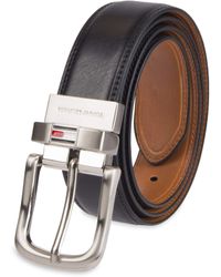 Tommy Hilfiger Belt Black Tan Size 36 - Multicolore