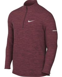 Nike - M Nk Df Elmnt Top Hz Sweatshirt Voor - Lyst