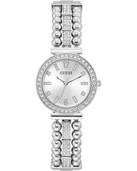 Guess - Tone Stainless Steel Case & - Lyst