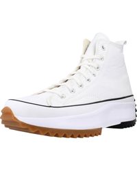 Converse - Run Star Hike Platform Foundational Leather Sneaker - Lyst