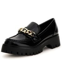 Guess - Shoes Loafers S Black Fltalm Ele14 Black - Lyst
