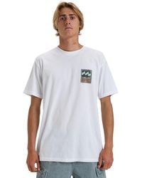 Billabong - Short-sleeved T-shirt Stamp Ss Young S White S - Lyst