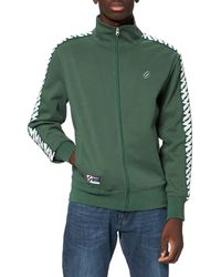 Superdry Sdry Code Tape Track Jacket Cardigan Sweater in het Zwart Dames Kleding voor voor Truien en gebreide kleding voor Cardigans 