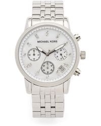 Michael Kors - Micheal Kors Damen-Armbanduhr Analog Quarz Edelstahl MK3398 - Lyst