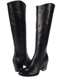 calvin klein thigh high boots