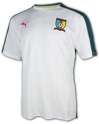 PUMA - FCF Cameroon Stadium Maillot de football en jersey pour fan du Cameroun Blanc Taille L - Lyst