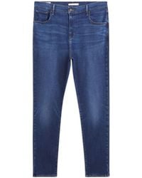 Levi's - Plus Size 721 High Rise Skinny Jeans Dark Indigo Worn In - Lyst